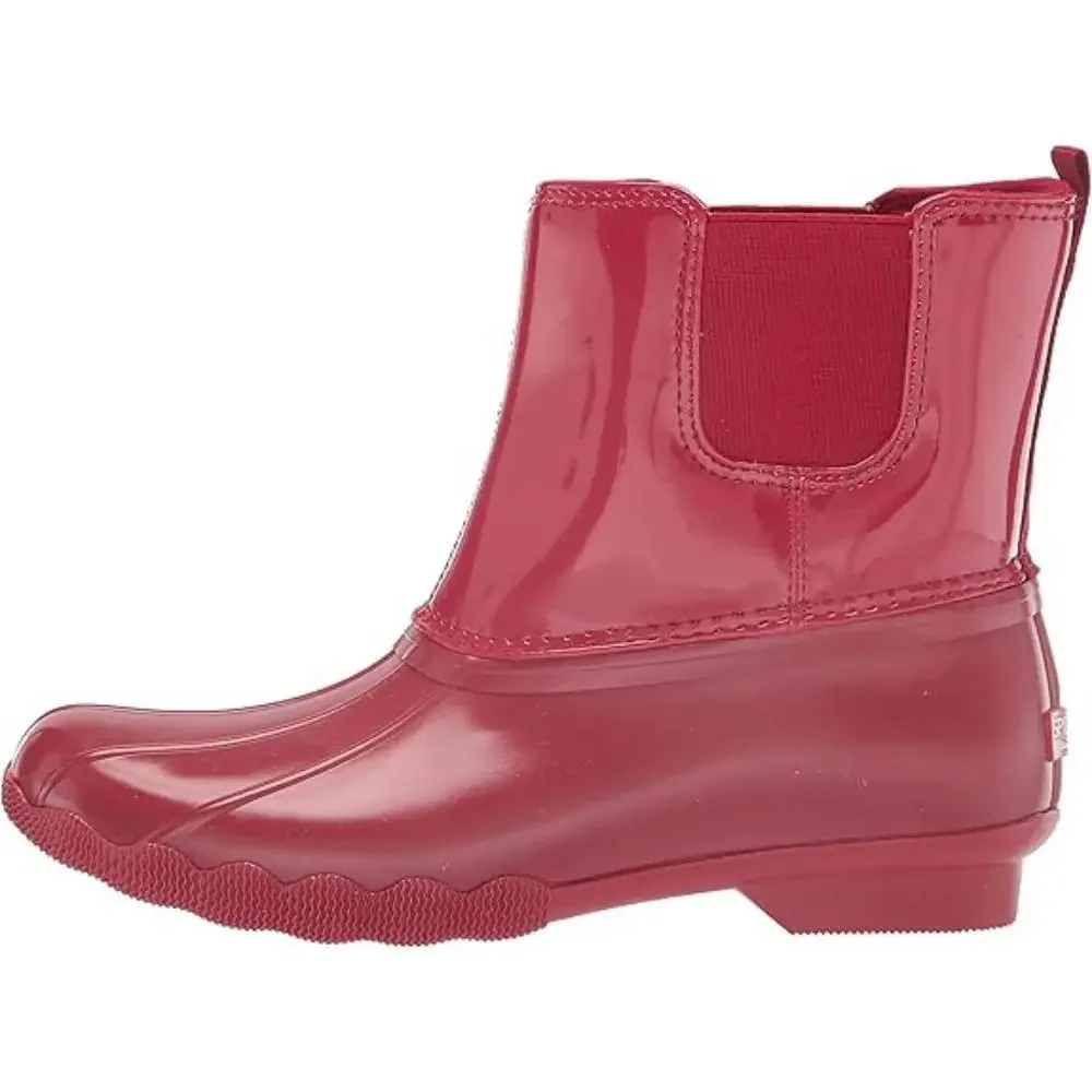 Sperry Saltwater STK164828 Boots Kids US 6 Red Waterproof Ankle Chelsea GAL1063